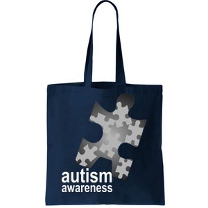 Autism Awareness Puzzle Tote Bag