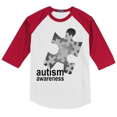 Autism Awareness Puzzle Kids Colorblock Raglan Jersey