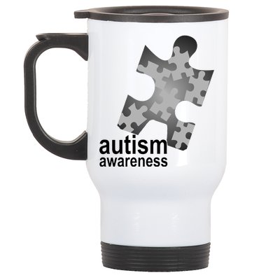 Autism Awareness Puzzle Stainless Steel Travel Mug