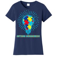 Autism Awareness Puzzle Light Bulb Women's T-Shirt