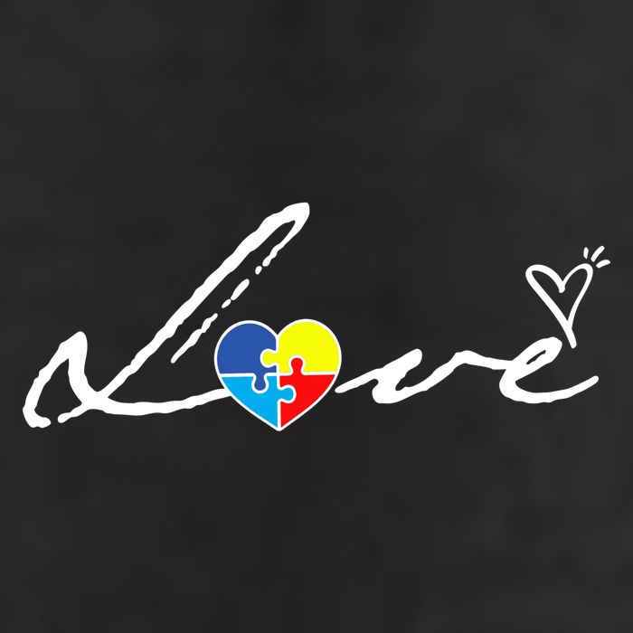 Autism Awareness Puzzle Piece Heart Adult Drive Performance Visor