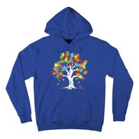 Autism Awareness Puzzle Piece Tree Hoodie