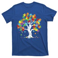 Autism Awareness Puzzle Piece Tree T-Shirt