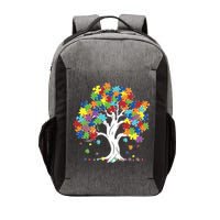 Autism Awareness Puzzle Piece Tree Vector Backpack
