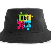 Autism Awareness Puzzle Pieces Sustainable Bucket Hat