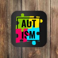 Autism Awareness Puzzle Pieces Coaster