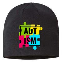 Autism Awareness Puzzle Pieces Sustainable Beanie