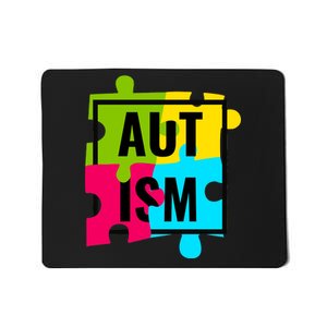 Autism Awareness Puzzle Pieces Mousepad