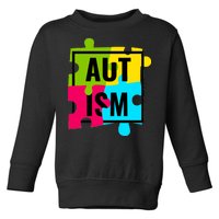 Autism Awareness Puzzle Pieces Toddler Sweatshirt