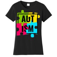 Autism Awareness Puzzle Pieces Women's T-Shirt