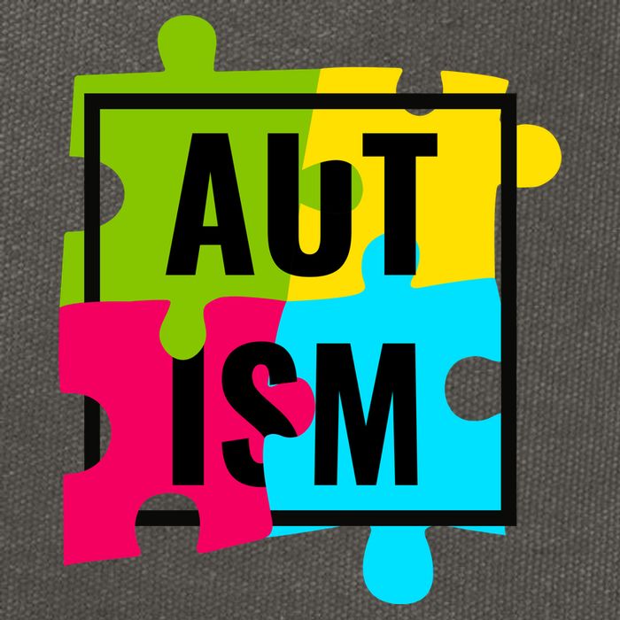 Autism Awareness Puzzle Pieces Cotton Canvas Backpack