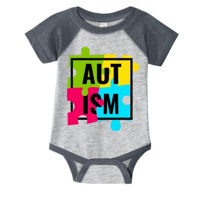 Autism Awareness Puzzle Pieces Infant Baby Jersey Bodysuit