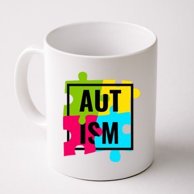 Autism Awareness Puzzle Pieces Coffee Mug