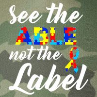 Autism Awareness Puzzle See The Able Not The Label Legacy Tie Dye Trucker Hat