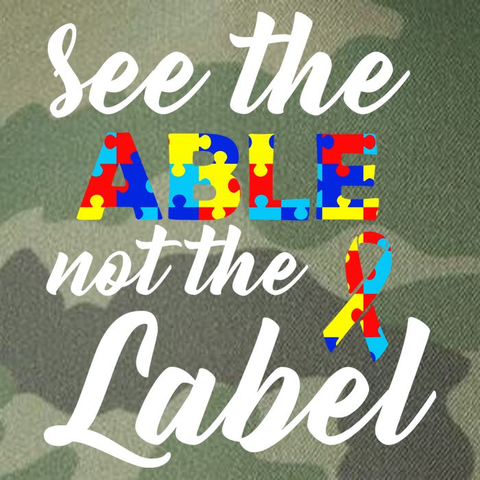 Autism Awareness Puzzle See The Able Not The Label Legacy Tie Dye Trucker Hat