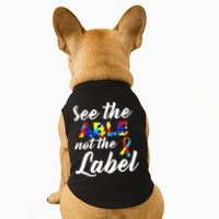 Autism Awareness Puzzle See The Able Not The Label Doggie Tank