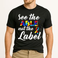 Autism Awareness Puzzle See The Able Not The Label Performance Shirt