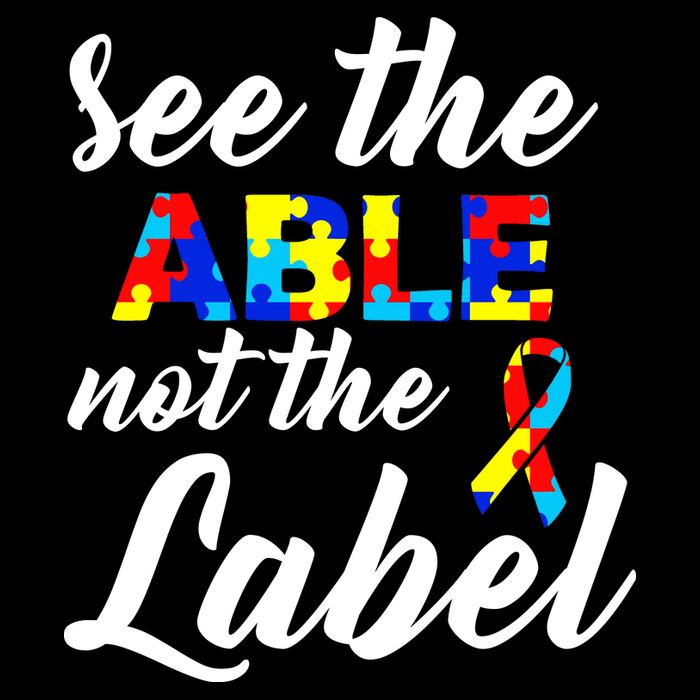 Autism Awareness Puzzle See The Able Not The Label Performance Shirt