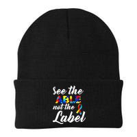 Autism Awareness Puzzle See The Able Not The Label Beanie
