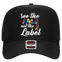 Autism Awareness Puzzle See The Able Not The Label Hat