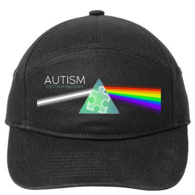 Autism Awareness Puzzle Spectrum Disorder 7-Panel Snapback Hat