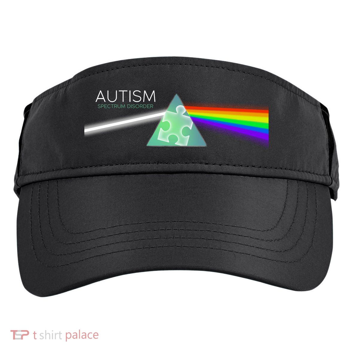 Autism Awareness Puzzle Spectrum Disorder Adult Drive Performance Visor