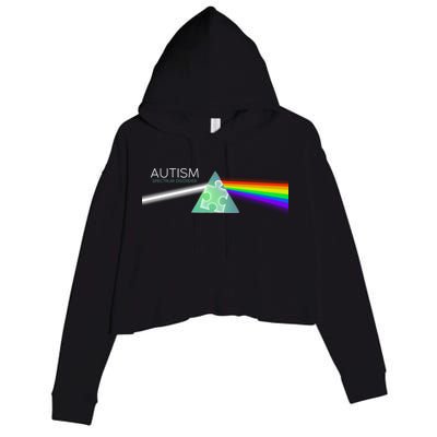 Autism Awareness Puzzle Spectrum Disorder Crop Fleece Hoodie