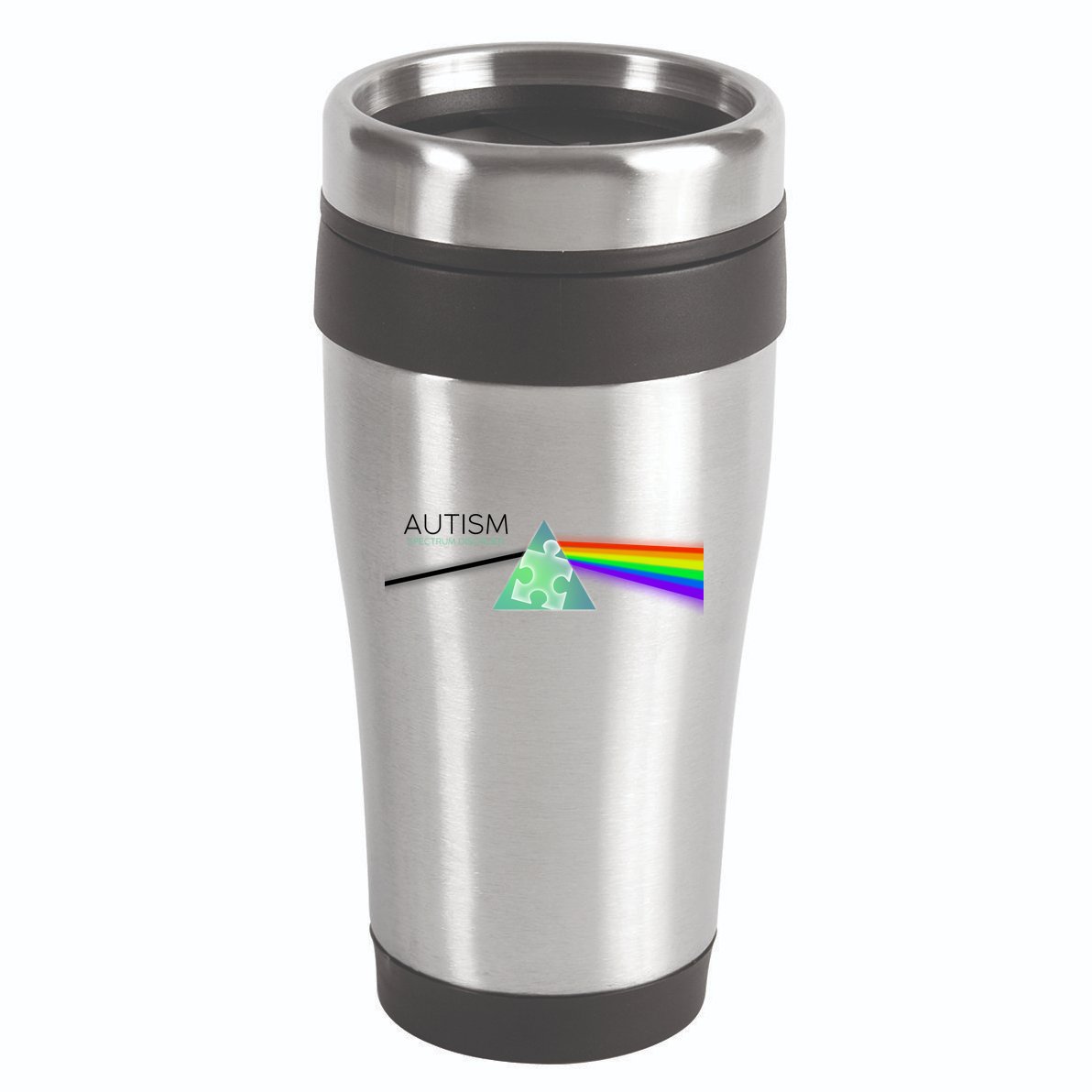 Autism Awareness Puzzle Spectrum Disorder 16oz Travel Tumbler