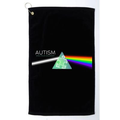 Autism Awareness Puzzle Spectrum Disorder Platinum Collection Golf Towel