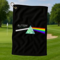 Autism Awareness Puzzle Spectrum Disorder Golf Towel