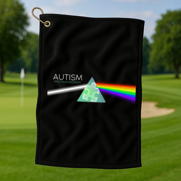Autism Awareness Puzzle Spectrum Disorder Golf Towel