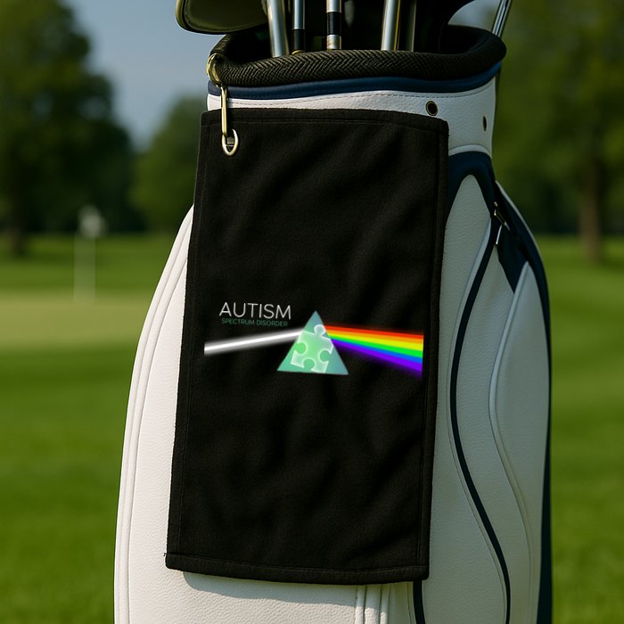 Autism Awareness Puzzle Spectrum Disorder Golf Towel