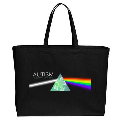 Autism Awareness Puzzle Spectrum Disorder Cotton Canvas Jumbo Tote