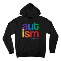 Autism Awareness Rainbow Letters Hoodie