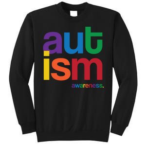 Autism Awareness Rainbow Letters Sweatshirt