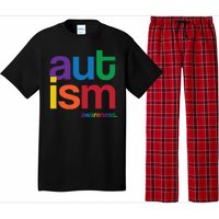 Autism Awareness Rainbow Letters Pajama Set