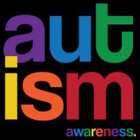 Autism Awareness Rainbow Letters Full Zip Hoodie
