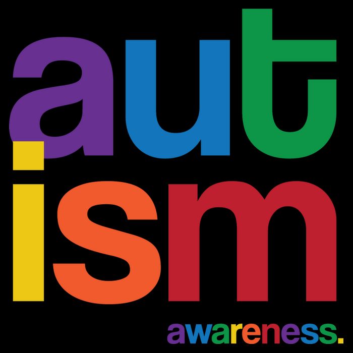 Autism Awareness Rainbow Letters Full Zip Hoodie