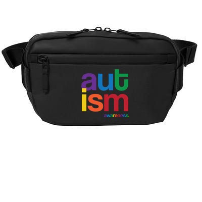 Autism Awareness Rainbow Letters Crossbody Pack