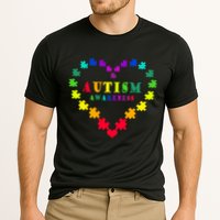 Autism Awareness Rainbow Puzzles Of Love Cooling Performance Crew T-Shirt