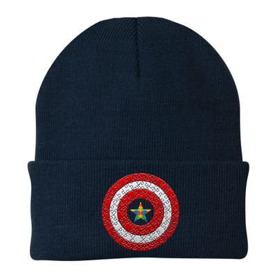 Autism Awareness Star Hero Shield Knit Cap Winter Beanie