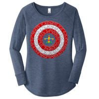 Autism Awareness Star Hero Shield Women's Perfect Tri Tunic Long Sleeve Shirt