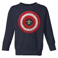 Autism Awareness Star Hero Shield Toddler Sweatshirt