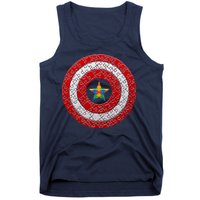 Autism Awareness Star Hero Shield Tank Top