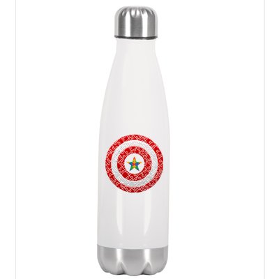 Autism Awareness Star Hero Shield Stainless Steel Insulated Water Bottle