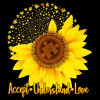 Autism Awareness Sunflower Puzzle City Backpack