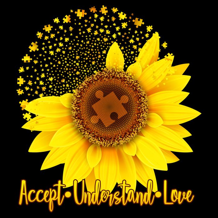 Autism Awareness Sunflower Puzzle City Backpack