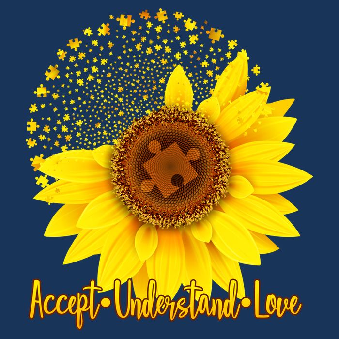 Autism Awareness Sunflower Puzzle Cool Comfort Performance Bucket Hat