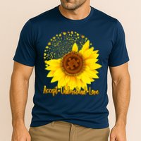 Autism Awareness Sunflower Puzzle Cooling Performance Crew T-Shirt