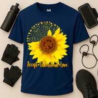Autism Awareness Sunflower Puzzle Cooling Performance Crew T-Shirt